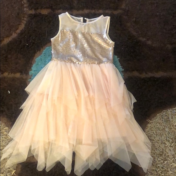 rose gold little girl dresses